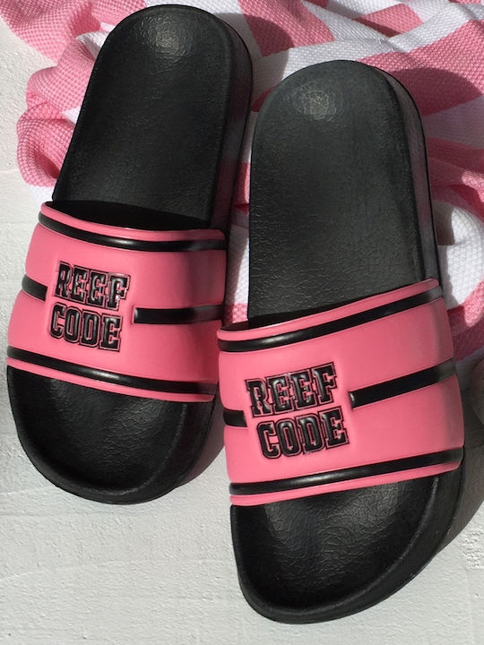 Slides in Rosa Farbe