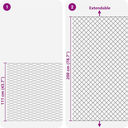 vidaXL Plasă de Sârmă Galvanizată Set Argintiu 2x20m