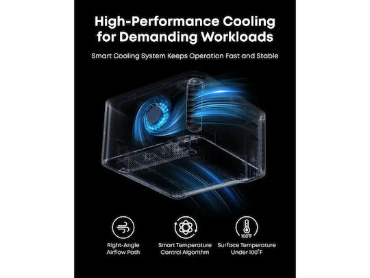 Anker Prime TB5 Thunderbolt 5 Docking Station with HDMI 4K PD Ethernet Gray
