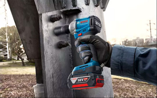 Bosch GDS 18V-350 Professional Brushless Μπουλονόκλειδο Μπαταρίας 18V Solo με Υποδοχή 1/2"