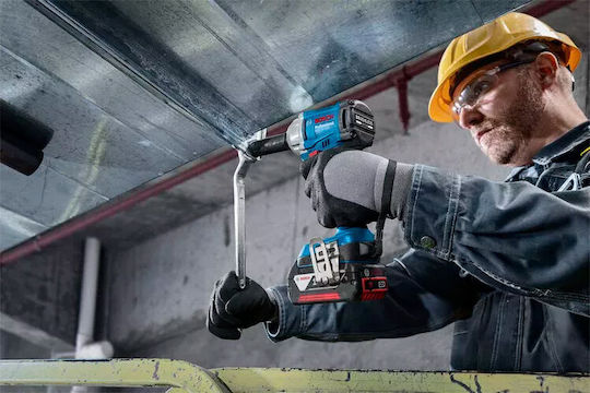 Bosch GDS 18V-350 Professional Brushless Μπουλονόκλειδο Μπαταρίας 18V Solo με Υποδοχή 1/2"