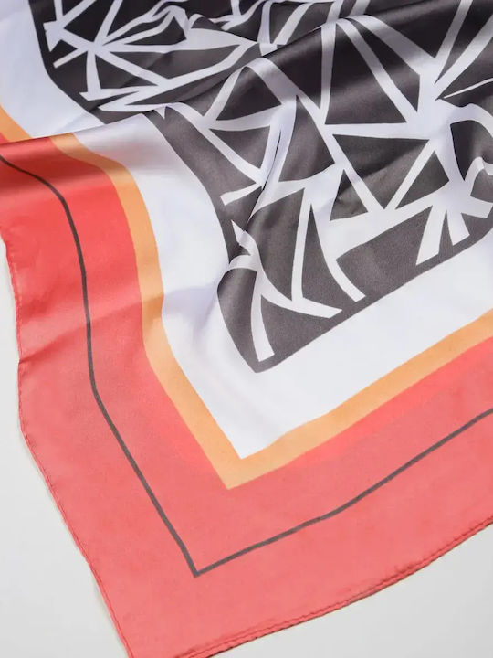Batic Pătrat Cu Imprimeu Geometric Multicolor