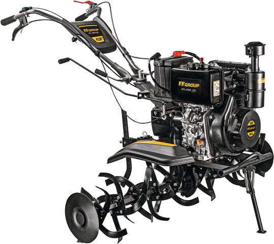 FFG DTL 1500 HD Мотофреза Дизел 10к.с/418сс с Автоматично стартиране