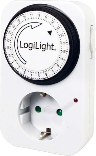 LogiLink Mechanischer Zeitschaltsteckdosen Täglicher