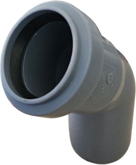 Pipe Elbow Fitting Pp Rubber Ø40 45° 001746