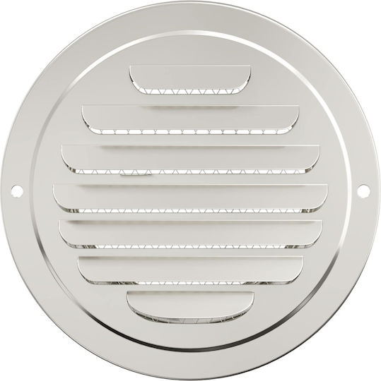 Καπάκια Αερισμού 4 Pcs Ασημί 80 Mm Ανοξείδωτο Ατσάλι Ασήμι 42019371
