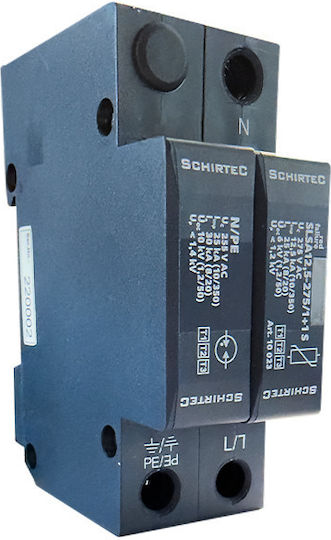 Elvhx Blitzschutztafel Typ T1 / T2 / T3 Zweipolig