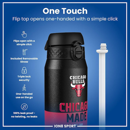 Ion8 Ion8 Edelstahl Thermosflasche 750ml NBA Chicago Bulls