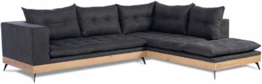 Legno Γωνιακός Υφασμάτινος 290x240x80εκ. Legno Γωνιακός Υφασμάτινος 290x240x80εκ.