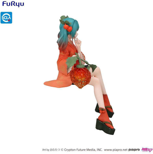Hatsune Miku Flower Fairy Winter Statue Noodle Stopper 15cm