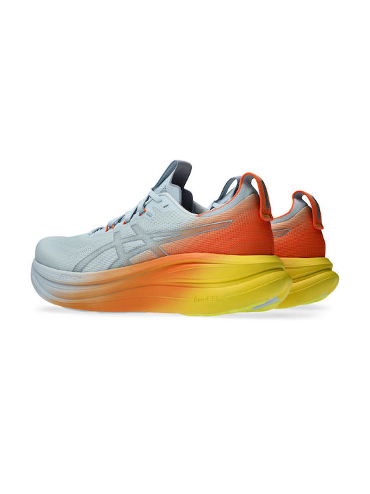Gel-nimbus 28 Sunny Sizzle Männer Sportschuhe Laufen Graue
