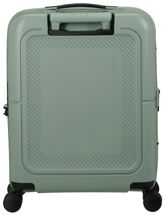 American Tourister DashPop Cabin Hard Suitcase Iceberg Green With 4 Wheels Height 55cm