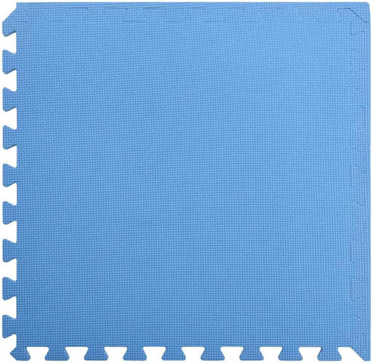vidaXL Gymnastikmatten Puzzle Gymnastikmatten Blau 60x60x1cm 24Stücke