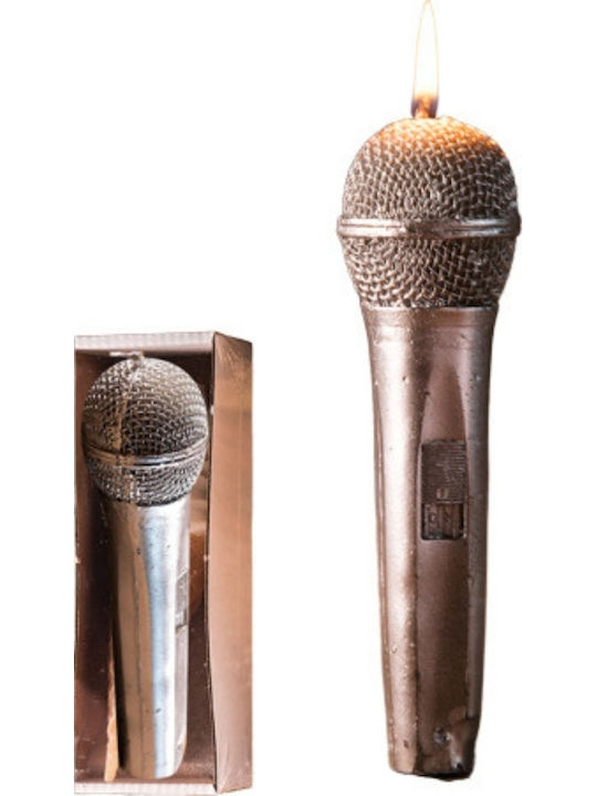 Easter Candle 17.5pcs Gray Microphone