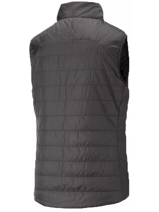 Дамско Безръкаво Puffer Якето Двулицево За Зима Черно