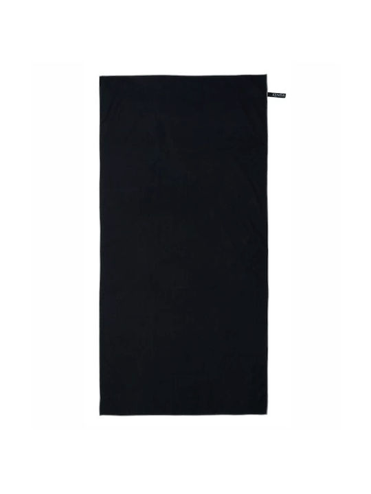 Kentia Active Microfiber Black Gym Towel 50x90cm