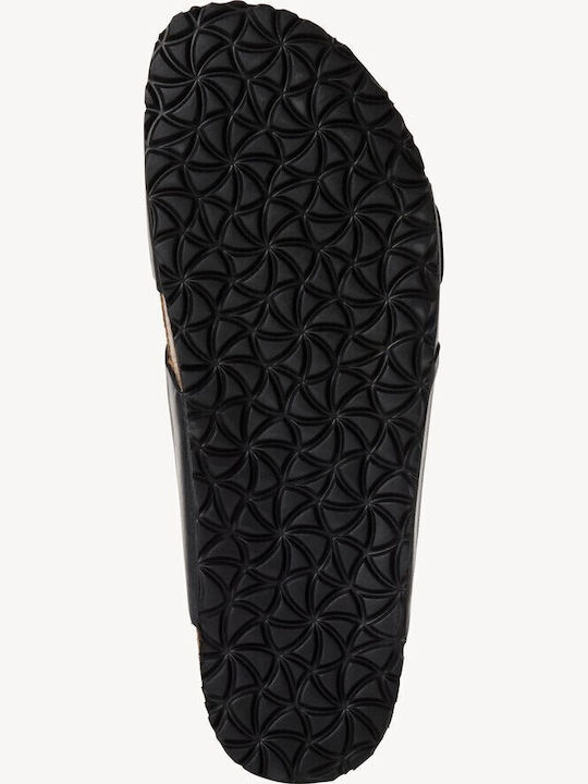 Leather Men's Sandals in Black Colour