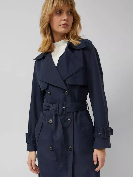 Women's Navy Blue Gabardine