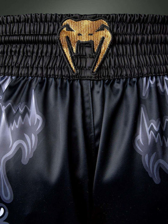 Σορτσάκια Muay Thai Venum Wolf Atak Muay Thai Shorts Black Grey
