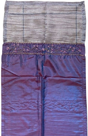 Limneos Purple-Silver Runner 40x150cm