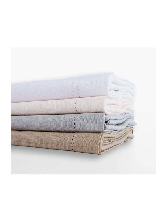Nef-Nef Homeware Baumwoll Läufer Steady Ecru 45x140cm
