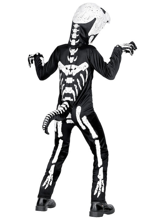 Children's Carnival Costume T-Rex Skeleton