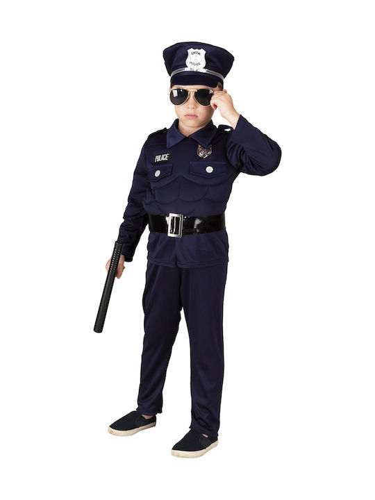 Αποκριάτικη Παιδική Στολή MUSCLE POLICEMAN