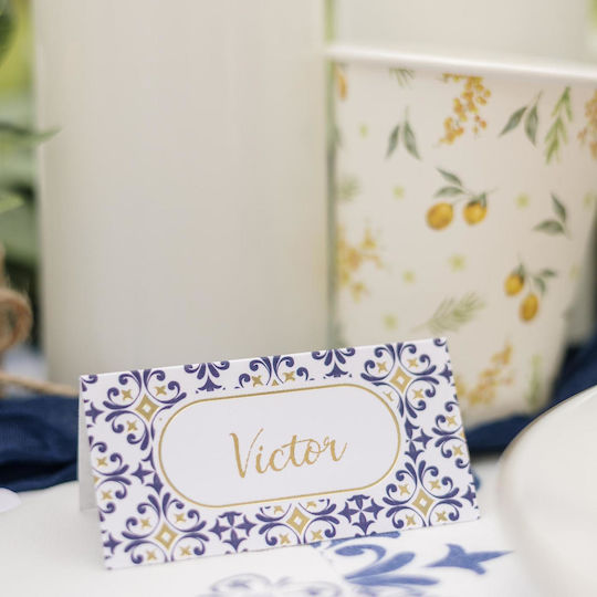 Beauty Home Dolce Vita Хартия Опаковка За Подарък Синя 8x4см