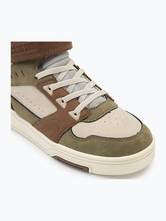 Παιδικά Sneakers High Μπεζ