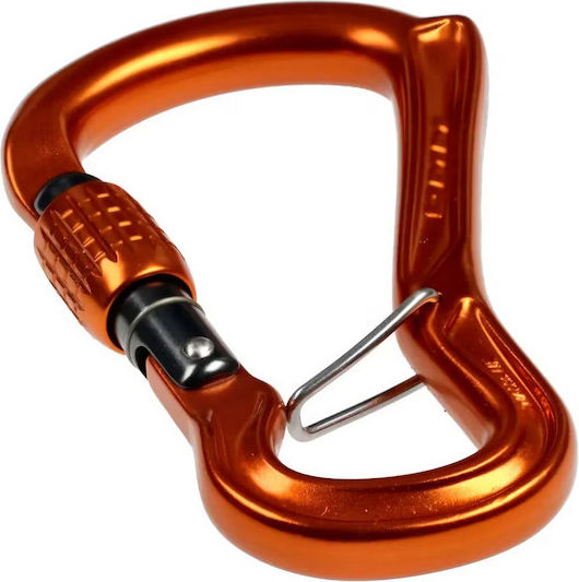 Kletterkarabiner DMM Ceros Schraubkarabiner Orange