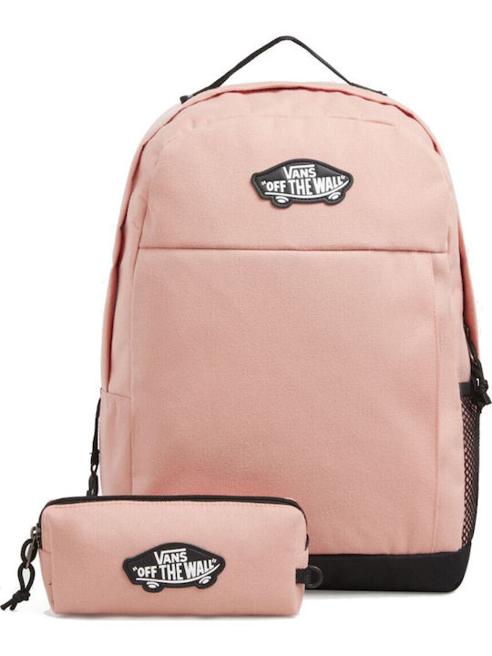 Vans Skool School Bag Backpack Junior High-High School Pink 18Liters