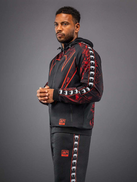 Men's Hooded Jacket Black/Red
