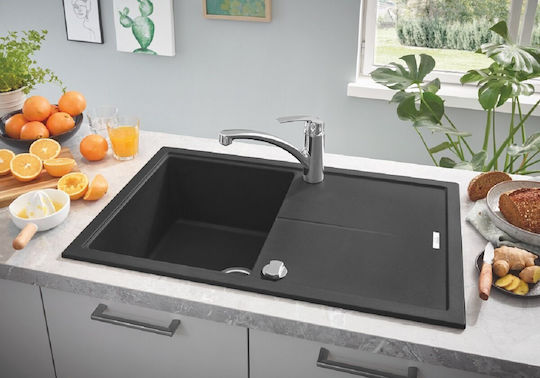 Grohe K 400 50-C 78/50 1.0 Drop-In Din Granit Lichid M78xL50cm Granit Negru Grohe K 400 50-C 78/50 1.0 Drop-In Din Granit Lichid M78xL50cm Granit Negru