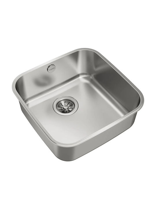 Teka BE 40.40 10125005 Unterbau Spüle Inox Satiniert B43.5xT43.5cm Silber