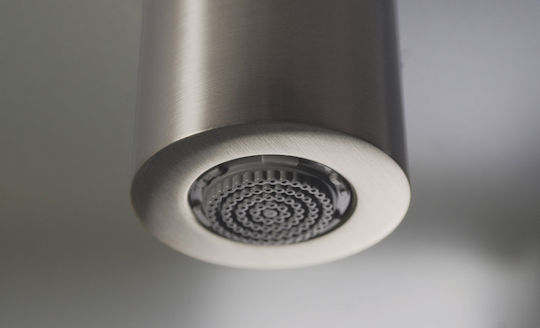 Deante Built-In Mixer Phone & Shower Head Set for Gray Shower