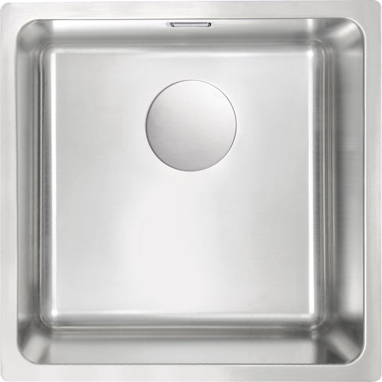 Deante ZPE_010B Ένθετος Inox με Μπαταρία Μ44xΠ44cm Ασημί