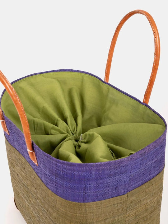 Straw Women's Khaki Handbag