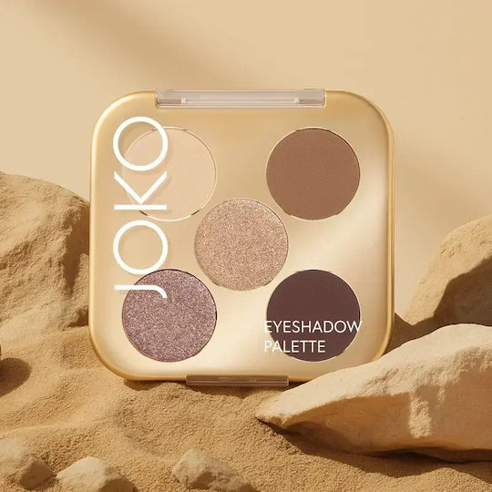 Joko Lidschatten Palette 5 Farben Schatten Smoky Nude Kapazität G 7