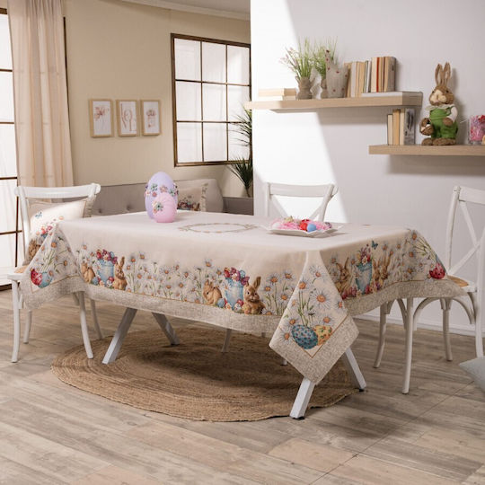 Easter Tablecloth Ruby 140*180
