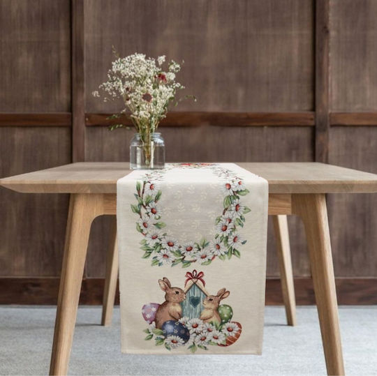 Osterdeckchen Easter Twix Dimeco Buntes 32x50