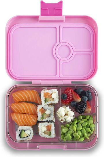 Yumbox Plastic Kids' Food Container Pink