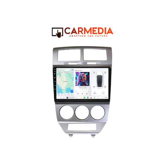 Carmedia Автомобилна Аудио Система (Блутут/USB/WiFi/GPS/Apple-Carplay/Android-Auto) с Тъчскрийн 10"