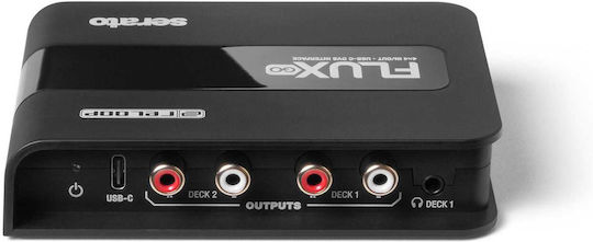 Reloop Flux Go DVS Externe Kommerzielle Soundkarte mit USB-Anschluss