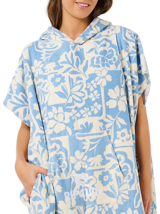 Rip Curl Hooded Πόντσο Θαλάσσης Μπλε