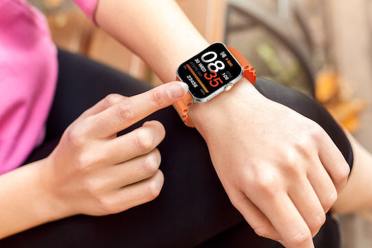 Kodak Sw-7210 Smartwatch mit Herzfrequenzsensor (Orange)