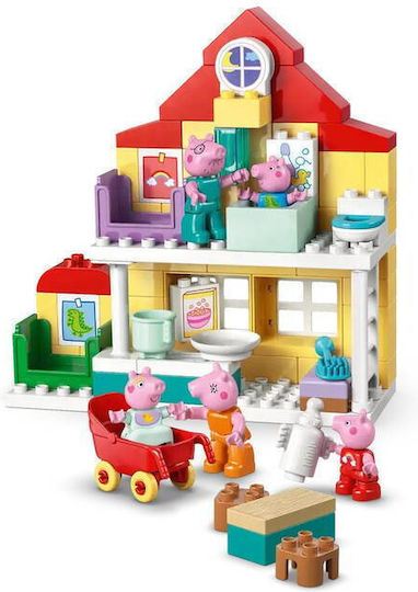 LEGO Duplo Peppa Pig - Семейна Къща за 2+ Години 84 Бройки