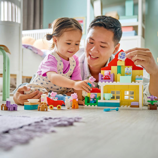 LEGO Duplo Peppa Pig - Семейна Къща за 2+ Години 84 Бройки