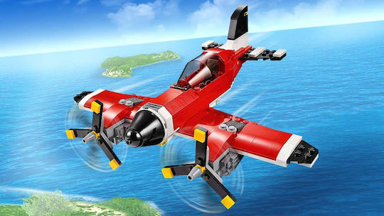 LEGO Creator 3-in-1 Самолет с Витло за Възраст 7-12 Години 230 Бройки