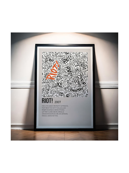 Music Poster Riot Paramore Ms600 30cm X 40cm