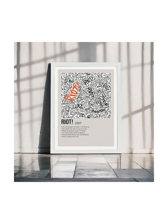 Music Poster Riot Paramore Ms600 30cm X 40cm